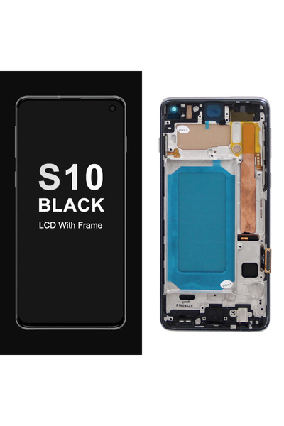 choice2 شاشة TFT سوداء لهاتف S10 Plus مع بصمات الأصابع، لهاتف S10+ G975F شاشة...