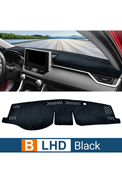 Choice1 غطاء لوحة القيادة أسود اللون، مناسب لسيارات تويوتا RAV4 XA50 موديلات ...