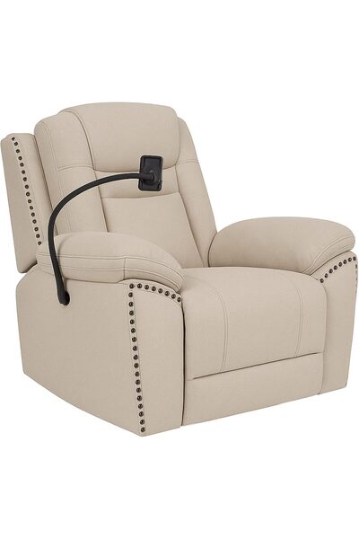 Afifa Furniture كرسي استرخاء كهربائي كريمي اللون من أفيفا هوم فرنتشر لغرفة ال...