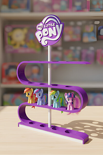 SeaSun Design My Little Pony Flipperz Standı - 16 Slotlu Koleksiyon Rafı