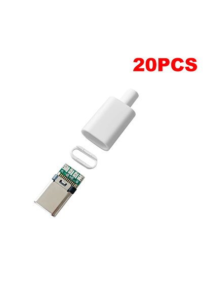 Choice6 white connector 20 10pcs Type C usb3.1 3A fast charging USB Connector...
