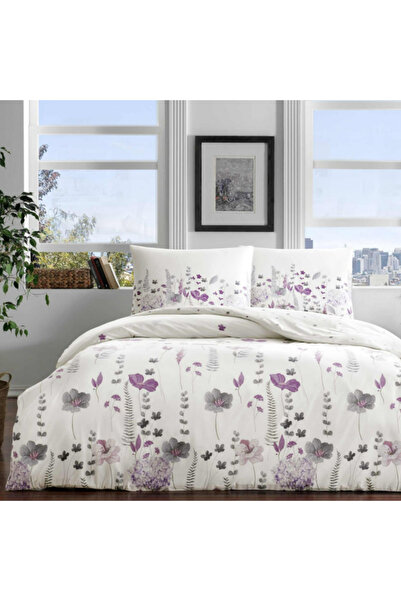 Taç Ranforce Çift Kişilik Nevresim Takımı Jenny Mor