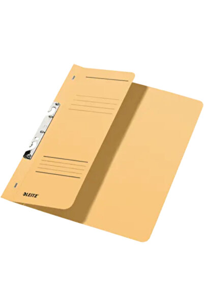 Leitz File with Metal Clip 1/2, Cardboard, A4, 170 Sheets, Kraft