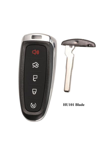 Choice3 HU101 jingyuqin Car Remote Key Shell Fit For Ford Explorer Edge Flex ...