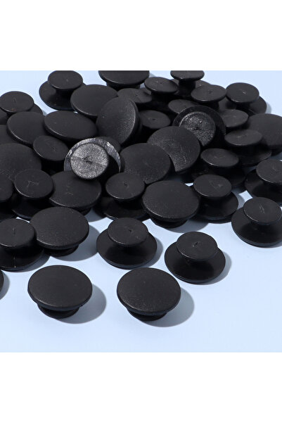 Choice1 black 50PCS Buckle Plastic Button, 3 Colors Shoe Charm Butt Round But...
