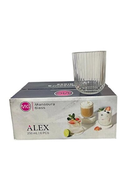 MG Set of 6 Glasses, 250 ml, Mansoura Alex