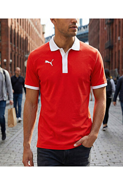 Puma Erkek Günlük Kullanıma ve Spora Uygun Antrenman Polo Yaka T-shirt Rahat ...
