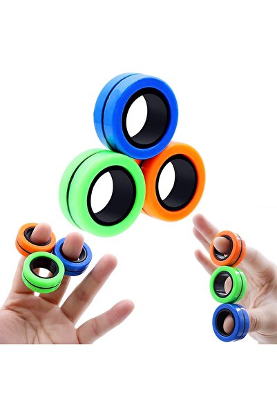 PopŞeker Manyetik Stres Yüzüğü Fidget Ring