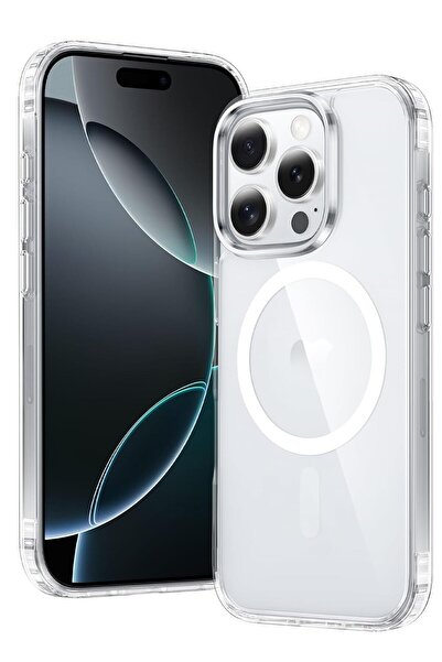 FNTCASE iPhone 16 Pro Μαγνητική Στρατιωτική Αντιπτωτική Διαφανής Θήκη Προστασ...