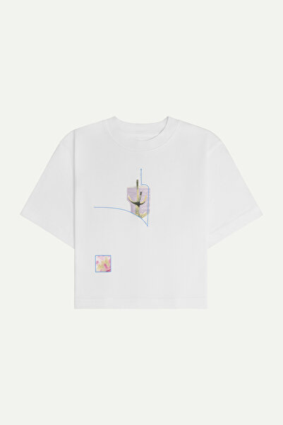 KAFT Γυναικείο T-Shirt με ίσια γραμμή και κοντό μήκος - Mynora