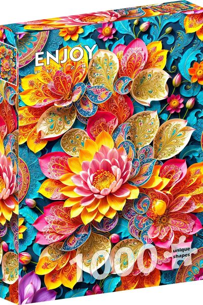 Enjoy 1000 Pieces Jigsaw Puzzle - Elegant Waterlilies