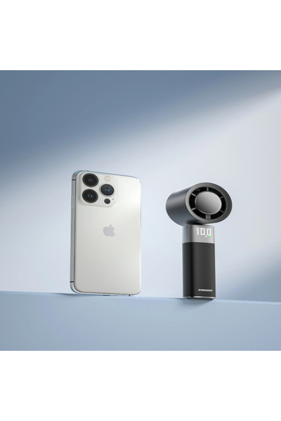 porodo مروحة توربو يدوية متعددة الاستخدامات - مروحة صغيرة قابلة لإعادة الشحن ...