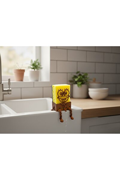 SNM Sünger Bob Karakterli Mutfak Lavabo Düzenleyici - Eğlenceli Süngerlik ve ...