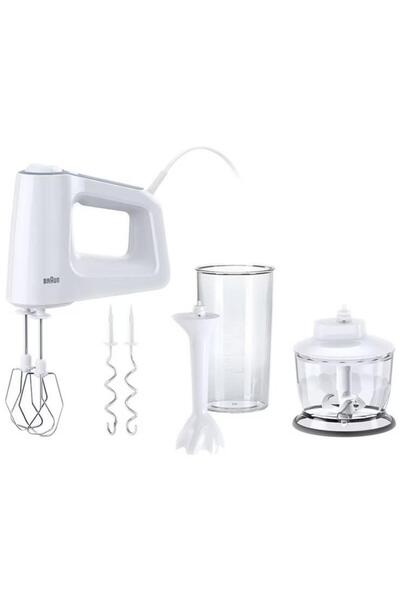 Braun MultiMix 3 HM 3135 WH White Hand Mixer