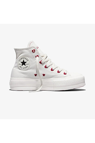 Converse Valentine's Day Chuck Taylor All Star Lift Kadın Krem Sneaker