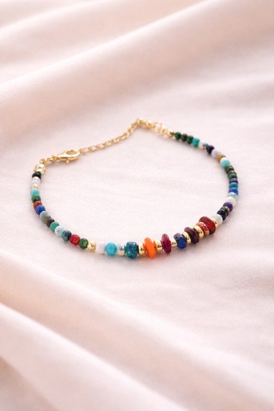 doublemax Bohemian Design Natural Stone Bracelet