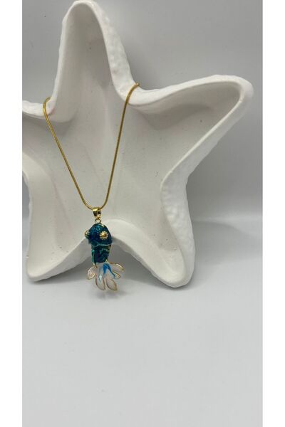 çelik takı koi balığı kolye