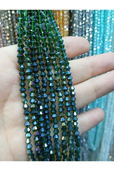 Ralp Moda 4mm Pyramid Crystal Glass Beads 10 Strands Total: 800 Beads
