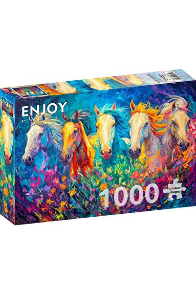 Enjoy 1000 Pieces Jigsaw Puzzle - Bright Galloping