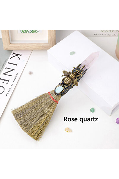 Choice4 1PC Rose Quartz 1PC Natural Crystal Point Stone Amethyst Altar Witch ...