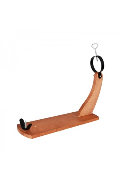 Quttin Wooden and metal stand for jamon, Jamonero, 49.5x15.6x25 cm