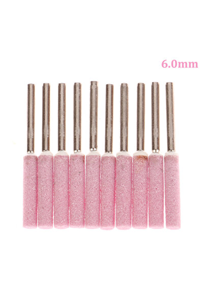 Choice 6mm 10Pcs Chainsaw Sharpener Grinding Stone File 4/4.8/5.5/6mm Chains ...
