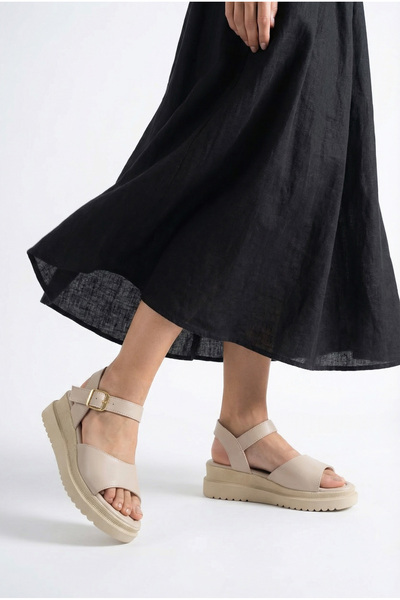 Riccon Women's Sandals 0012806 Beige