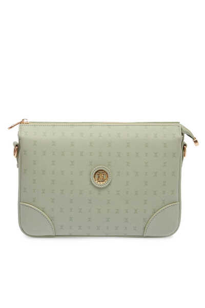 Tergan Yeşil Print Kadın Çapraz Askılı Çanta - S26Y1PR09090-U2A