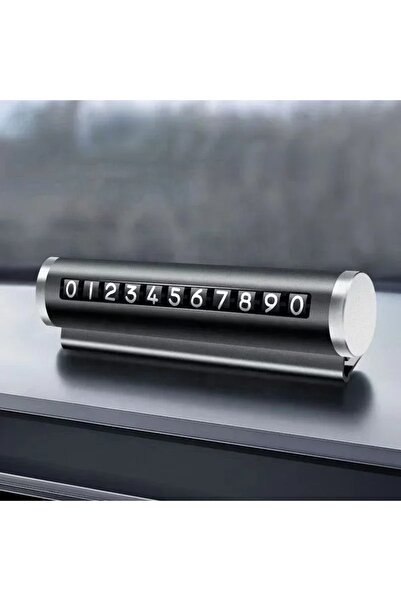 XTRIKE ME Metal Cylinder Vehicle Parking Number Plate - Concealable Stylish P...