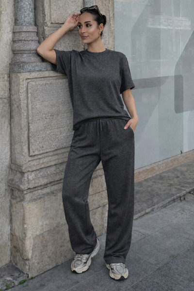 YAKAMEL Women's Short Sleeve Combed Cotton Lycra Full Stretchy Super High Wai...