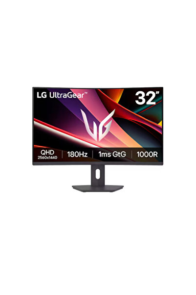 LG UltraGear™ G6 31.5" 32G600A-B 180Hz 1ms(GtG) QHD VA Curved Pivot Gaming Mo...