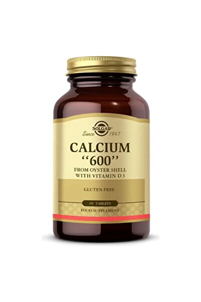 Solgar Calcium 600 (Oyster Shell) (Calcium “600” & Vitamin D3) 60 Tablets