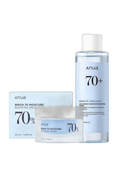ANUA Birch 70 Moisture Boosting Cream, 50 Ml + Birch 70 Moisture Boosting Ton...