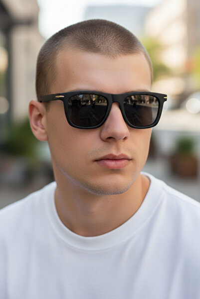 De Valentini Classic Bone Model Unisex Sunglasses