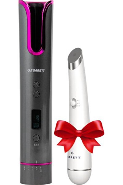 GARETT Automatic curler, BEAUTY Curly Eye Massager 48 mm + Glow Eye Black/White