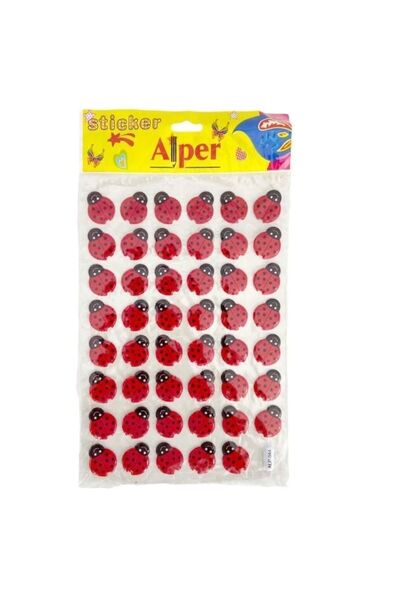 ALPER 47 قطعة ملصق كبير على شكل خنفساء