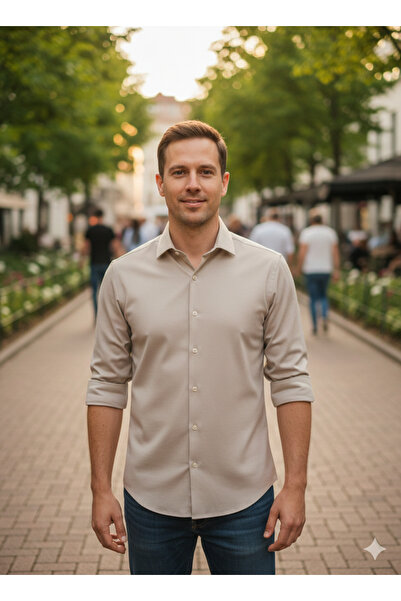 Fine Touch Premium Men's Shirt – Modern Fit, Timeless Elegance