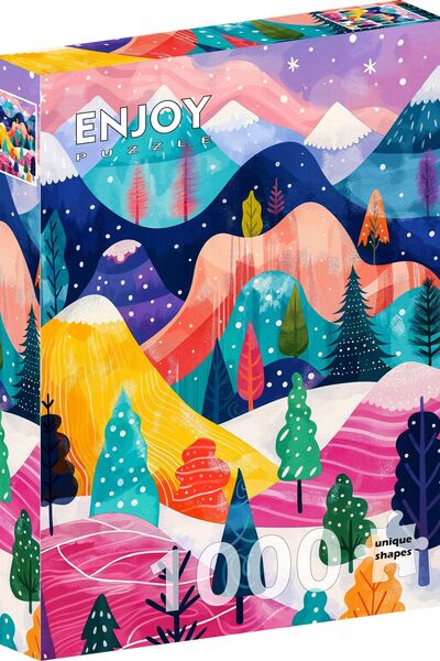 Enjoy 1000 Pieces Jigsaw Puzzle - Winter's Palette
