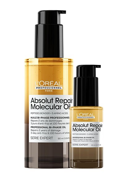 L'oreal Professionnel Moleküler Onarım ve Parlaklık Sağlayan Çift Fazlı Yağ Seti
