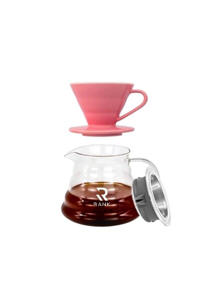 rank V60 Coffee Drip Set: Glass Dropper and Glass Serving Tool 01