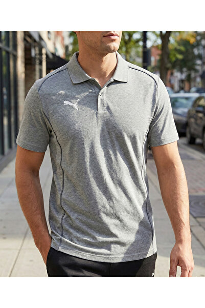 Puma Мъжка ежедневна и спортна тениска с поло яка, подходяща за тренировки. У...