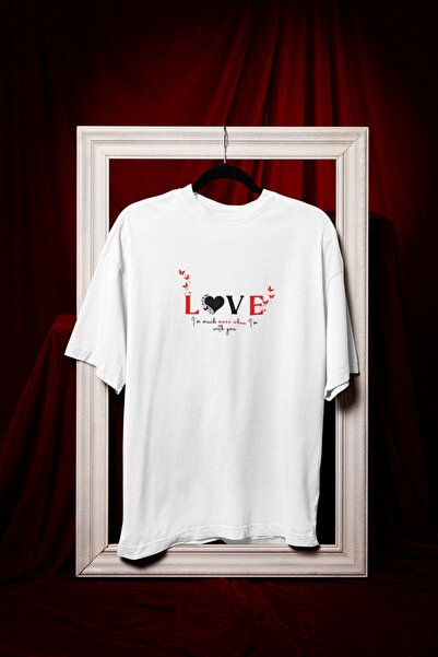 MAGORS Lowe Printed Oversized Crewneck Cotton Retro Vintage Women's and Men's...