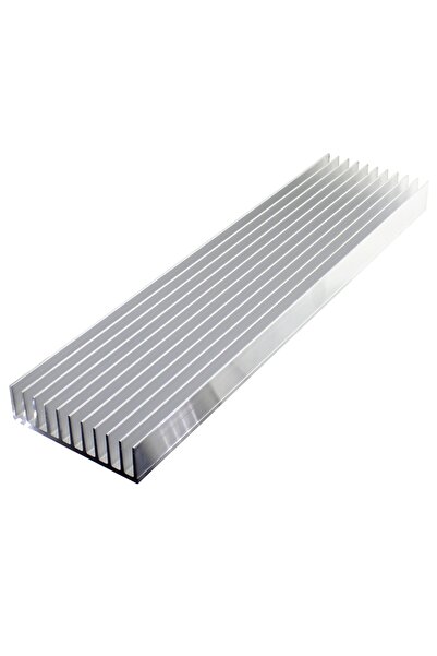 Stonecold Extruded radiator, aluminum, 500mm x 124mm, STONECOLD, T137007