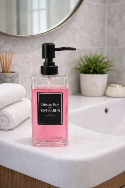 MİMOZA PARK Стъклен дозатор за течен сапун 400 мл