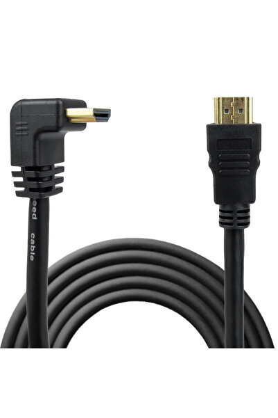 IRONSTAR كابل HDMI بزاوية 90 درجة