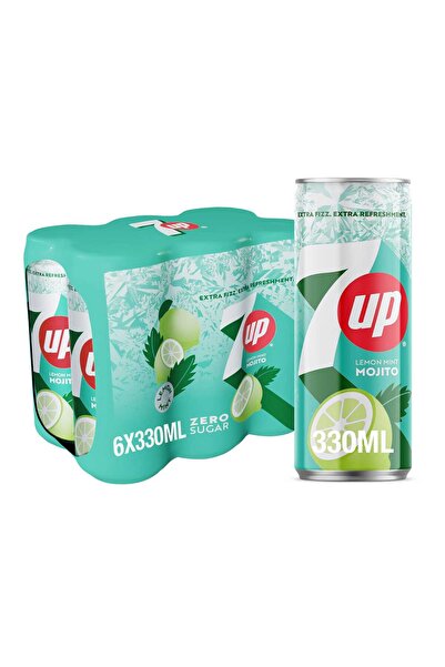 7 Up مشروب الليمون والنعناع 6 × 330 مل