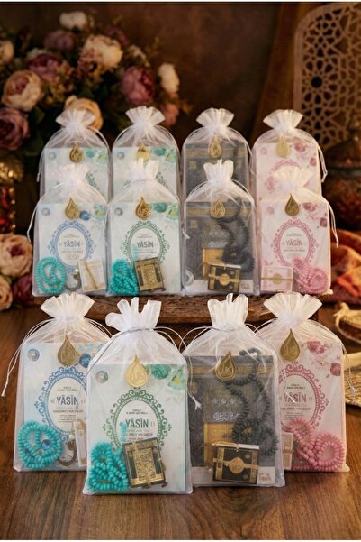 kefilhac Tül Kesede Mini Kuran, Tesbih Ve Yasin Seti 10 Adet Mevlüt Hac Umre ...