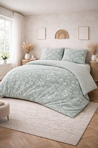 sternen glanz Soft Dream Patterned Cotton Double Duvet Cover Set