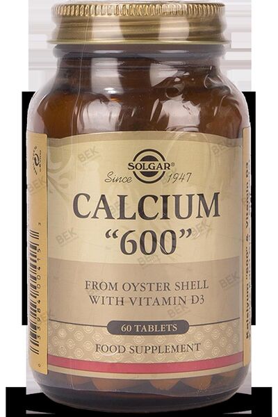 Solgar Calcium Oyster Shell 600 Mg 60 Tablets