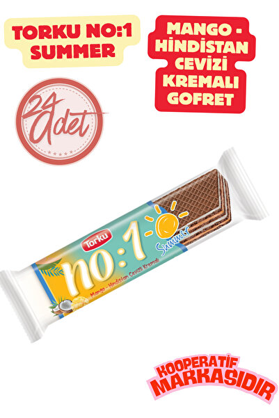 Torku NO:1 SUMMER MANGO HİNDİSTAN CEV. GOFRET 32G X 24 ADET